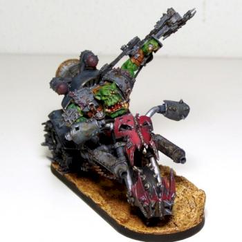 Ork Warboss on Warbike by Arimil