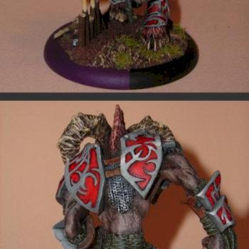 Gnarlhorn Satyr - Circle of Orboros (Hordes) by Csonti