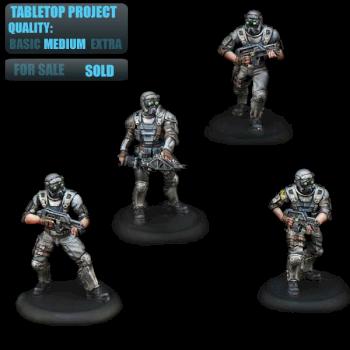 Tabletop Commission Weyland Yutani Commandos by BerenMiniaturasStudio