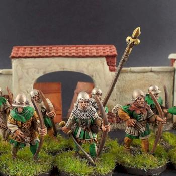 28mm BTD Lion/Dragon Rampant Retiune (Archers) by avalonindustries2040