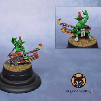 Hungry Troll Goblin Musician (Doof) by KujoPainting