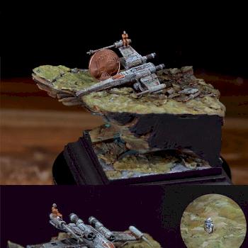Crashed X-Wing by jarhead