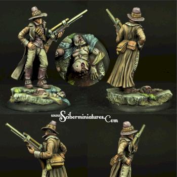 Zombie Hunter 54mm by Scibor