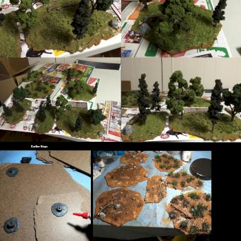 Scratch-built Forest and High Grass terrain by Byteknight