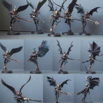 Dark Eldar Scourges by filipple