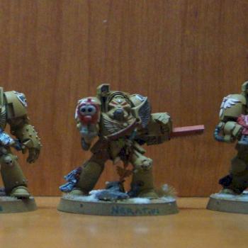 Dark angels terminators squad by AntonSh