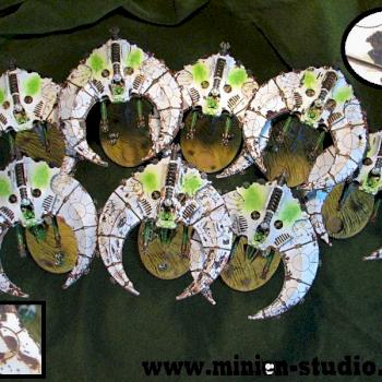 Necron Fleet by MinionStudio