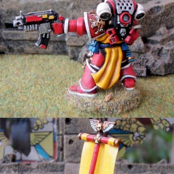 BloodAngel Captain ( BlackTemplar Mini ) by KR34TOR