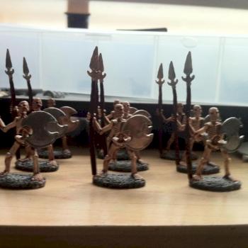 Skeleton Spearmen by wonkey