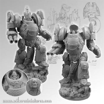 SF Roman Gladiator Mech Suit by Scibor