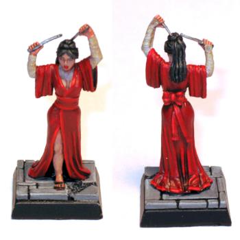 Bayushi Kachiko Clan Wars Miniature by hammerandbrush