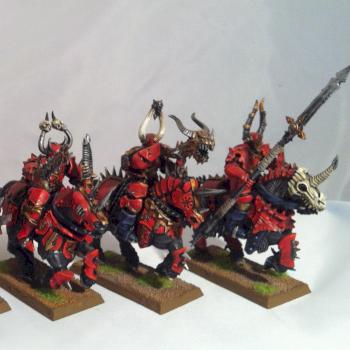 Khorne Chaos Knights by brainless