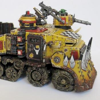 Ork battle wagon by Iandw