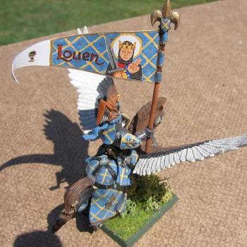 Bretonnian pegasus knight by szeli