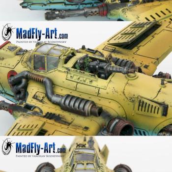 Ork Blitza-Bommer (Details) by MadFlyArtStudio