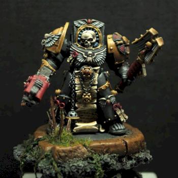 Chaplain in Terminator Armour by b00geyman