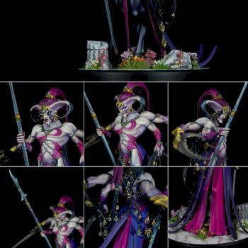 Keeper of Secrets, Greater Daemon of Slaanesh by JakeyZH