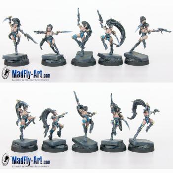 Blood Vestals Troops by MadFlyArtStudio