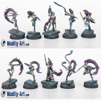 Blood Vestals Command Group by MadFlyArtStudio