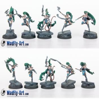 Blood Vestals Command Group by MadFlyArtStudio