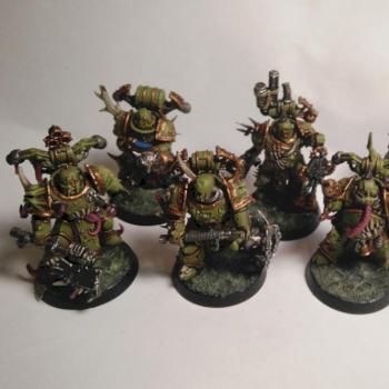 Death Guard Plague Marines by Grub