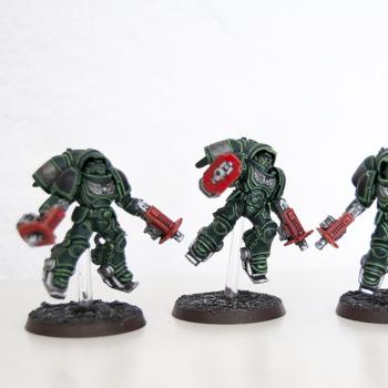 DARK ANGELS SPACE MARINES PRIMARIS INCEPTORS by Eselri