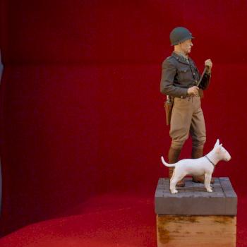 GENERAL “GEORGE S. PATTON” & WILLIE W/BASE by Bonebor