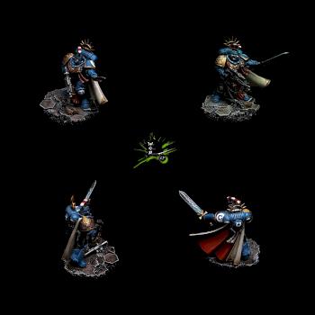 Warhammer 40K Primaris Captain Ultramarines by CroWarGamePainting