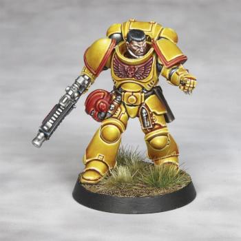 Imperial Fists Intercessor Sergeant by El Guardian