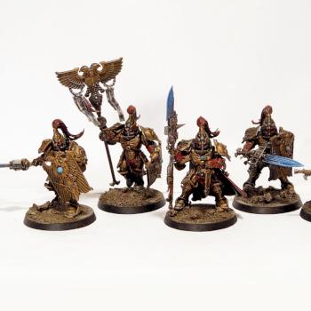 Custodian Guard Squad - Adeptus Custodes by Grim Factorum