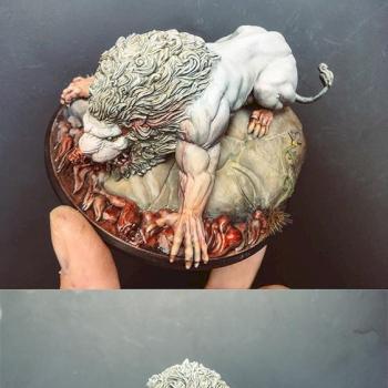 Kingdom Death Monster White Gigalion by bhopal