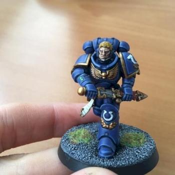 CALSIUS LIEUTENANT ULTRAMARINES SPACE MARINES by juanlurockerman