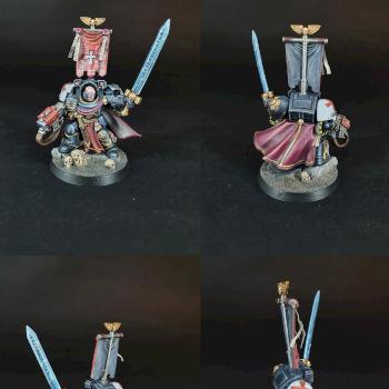 Black Templar Terminator Captain by Kova