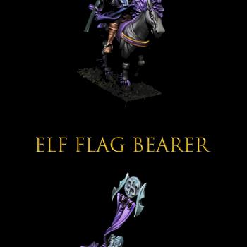 GW   Elf flag bearer by weihang123