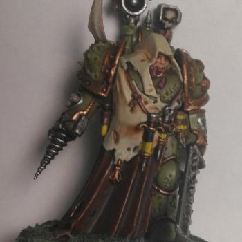 Death Guard Nauseous Rotbone, the Plague Surgeon by Grub