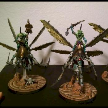 Nurgle Plague Drones by Atomic Kraken