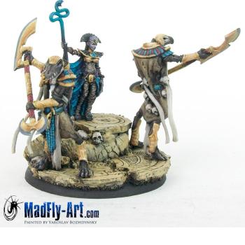 High Queen Khalida and Ushabti by MadFlyArtStudio