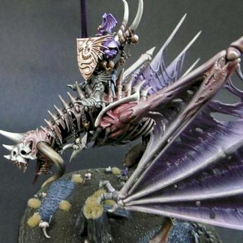 Vampire Lord on Zombie Dragon by malinek28