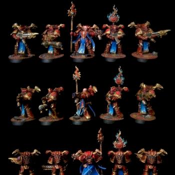 Crimson Sons Chaos Space Marines by vermin`