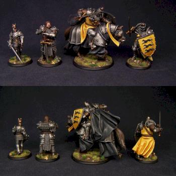 Gregor Clegane and Sandor Clegane: A Song Of Ice and Fire by Craftspainting