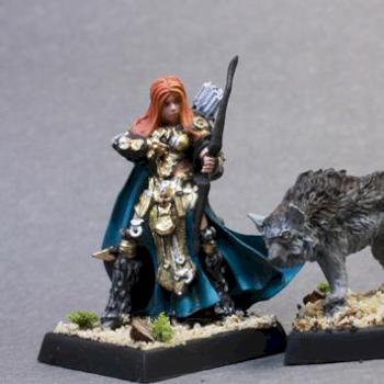 Adowyn, Hunter and Wolf by superbug983
