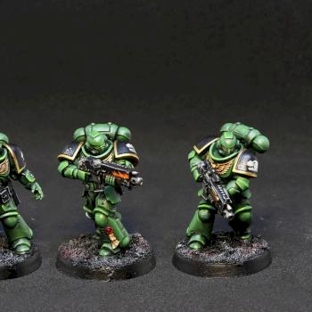 (Warhammer 40 000 - Space Marines) Salamanders Intercessors by Alex Fox