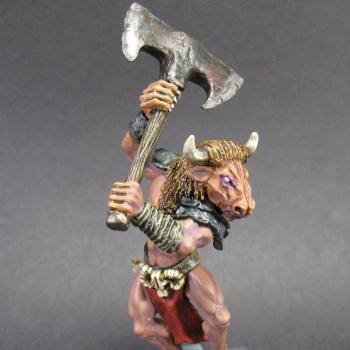 Minotaur: Bears Head Miniatures by mikecarrero