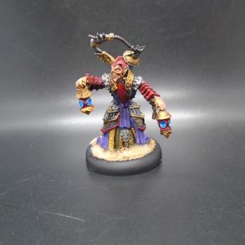 Hordes Painted Skorne Warlock Void Seer Mordikaar by w013ejb