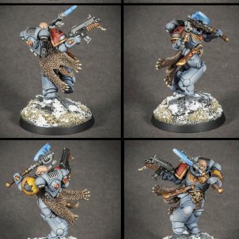 Warhammer 40k Space Wolves Primaris Battle Leader Haldor Icepelt by Green_Brush