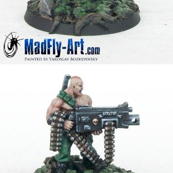 Gunnery Sergeant Harker by MadFlyArtStudio