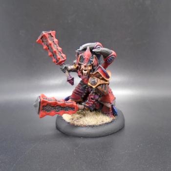 Hordes Painted Skorne Warlock Tyrant Xerxis by w013ejb