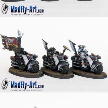 Ravenwing Command Squad by MadFlyArtStudio