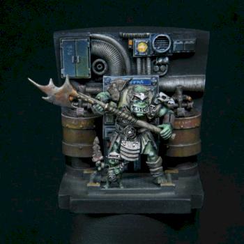 Orc Warrior by lwcolors