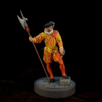 Halberdier of the Spanish Guard, 16th Century. by Bonebor